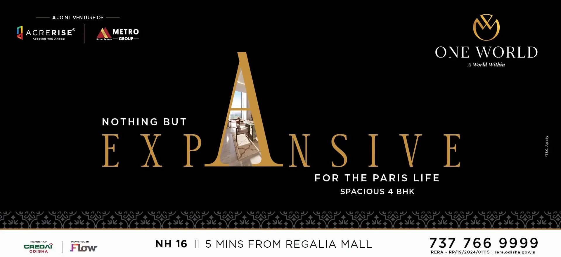 One World - Expansive 4 BHK residences
